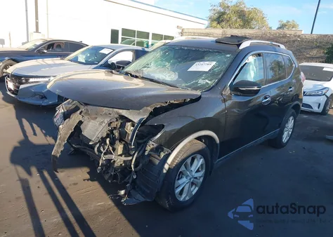 2014 Nissan Rogue Sv z USA, uszkodzony, nr VIN 5N1AT2ML9EC803368